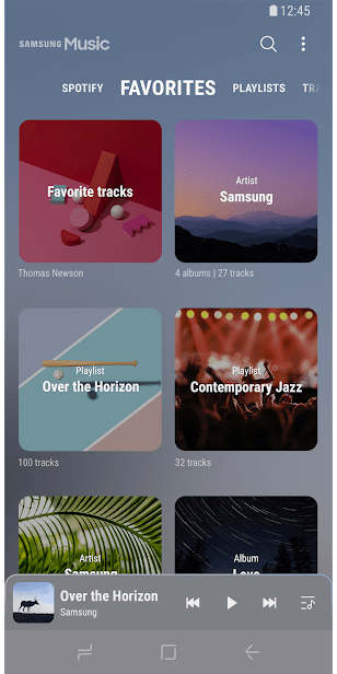 Samsung Music скриншот 2