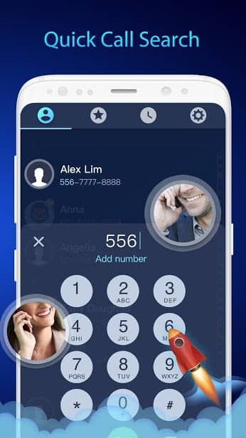 Rocket Contacts- Phone Dialer, Calls Block& Caller скриншот 4