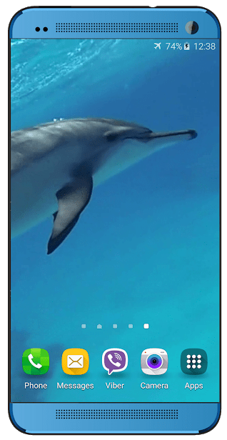 Дельфины со звуком скриншот 1