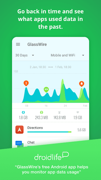 GlassWire – Data Usage Privacy скриншот 2