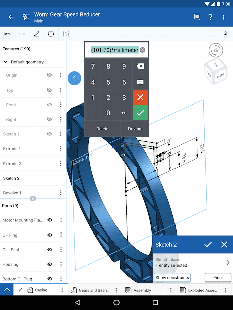 Onshape 3D CAD скриншот 4