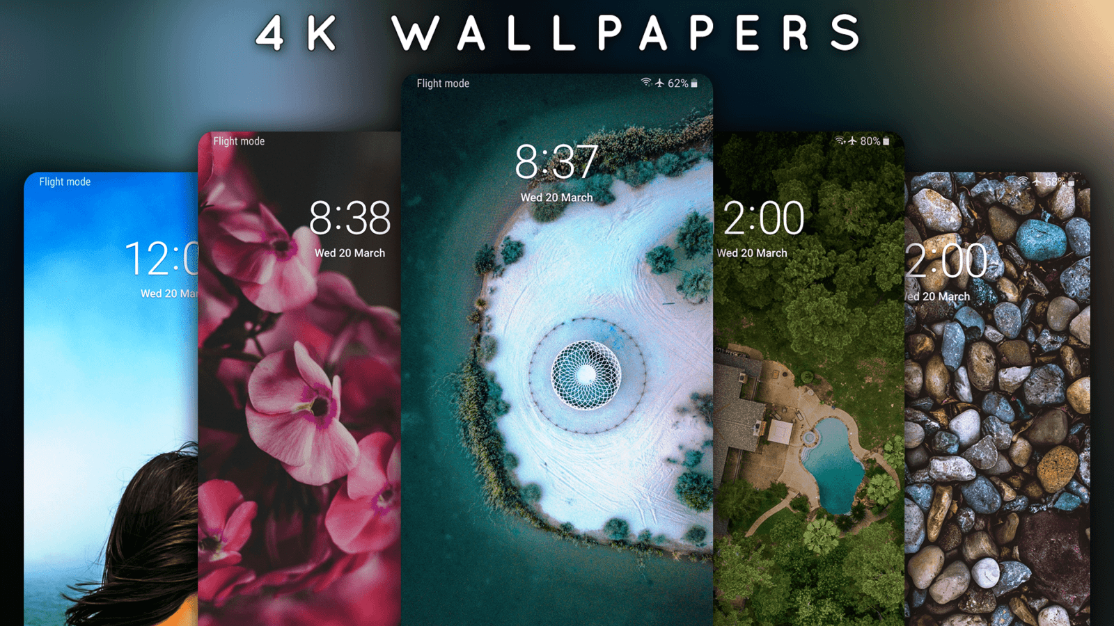 4K Wallpapers - Auto Wallpaper Changer скриншот 1