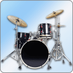 Easy Real Drums-Real Rock and jazz Drum music logo