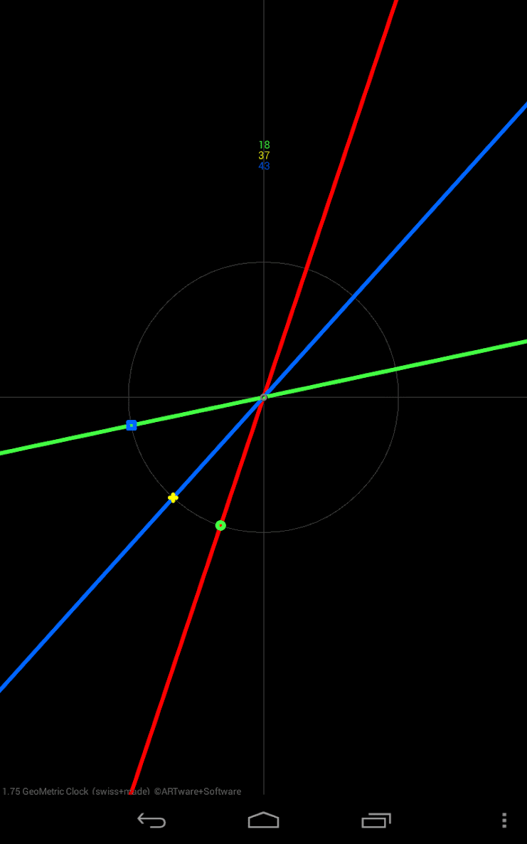 GeoMetric Clock скриншот 1