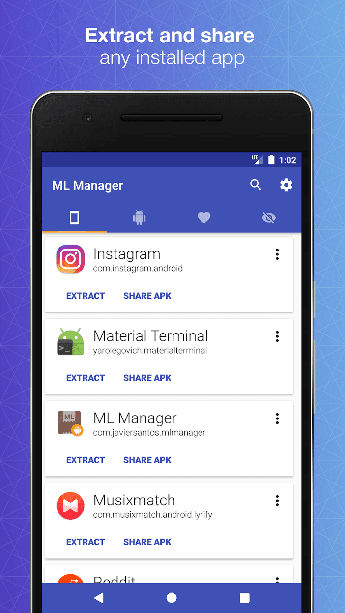 ML Manager: APK Extractor скриншот 1