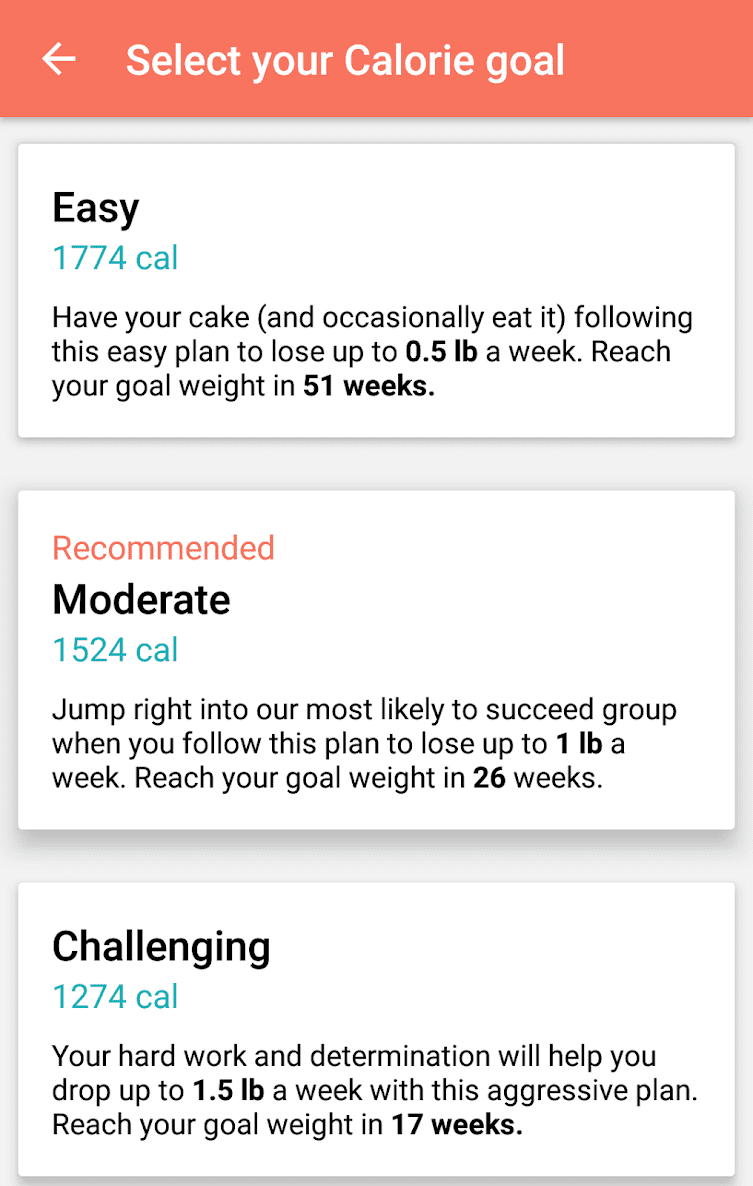 MyPlate Calorie Tracker скриншот 3
