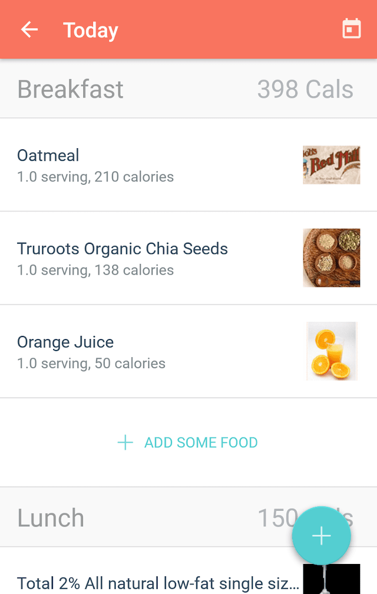 MyPlate Calorie Tracker скриншот 4