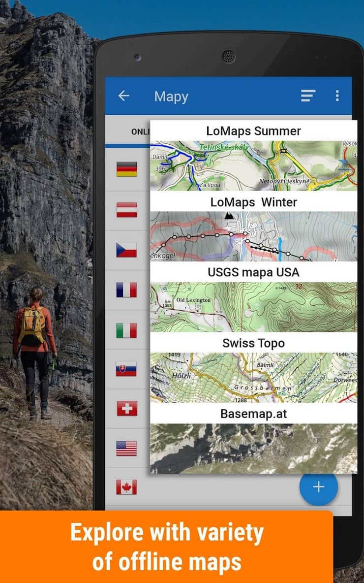 Locus Map Free - наружная GPS-навигация и карты скриншот 1