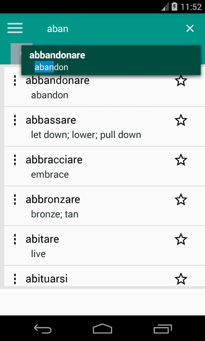 Daily Italian Verbs - Learn Italian скриншот 3