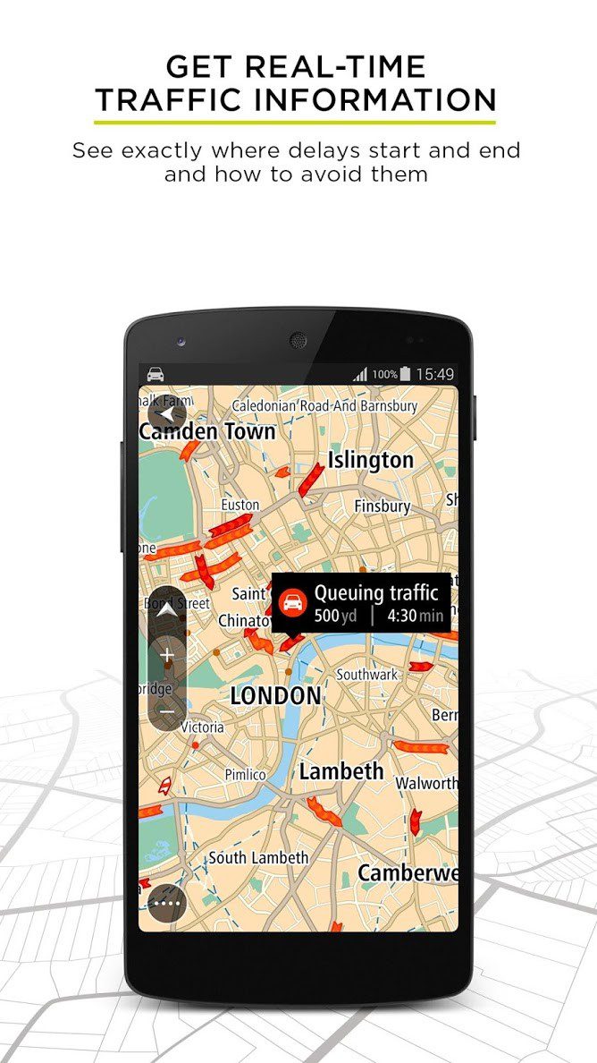 TomTom GPS Navigation - Traffic Alerts & Maps скриншот 2