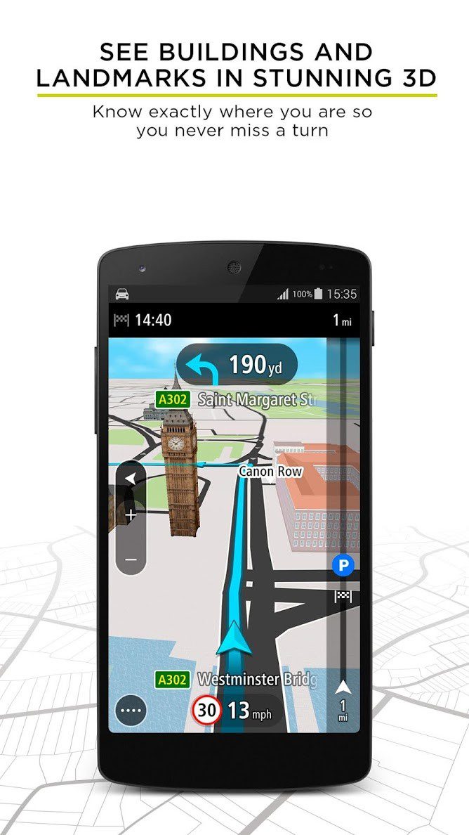 TomTom GPS Navigation - Traffic Alerts & Maps скриншот 4