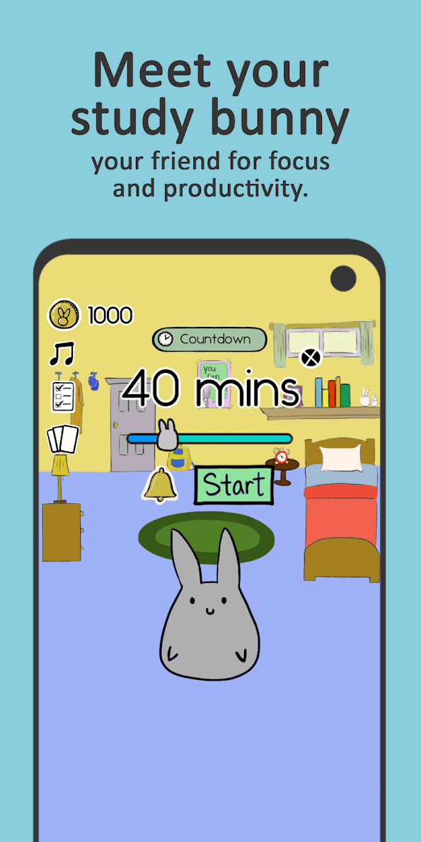 Study Bunny: Focus Timer скриншот 1