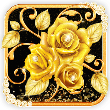 Золотая бриллиантовая роза logo