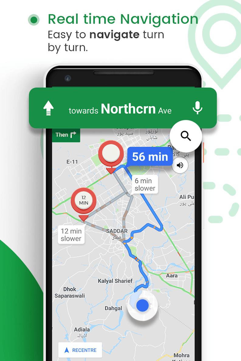 GPS навигатор онлайн маршрут скриншот 2