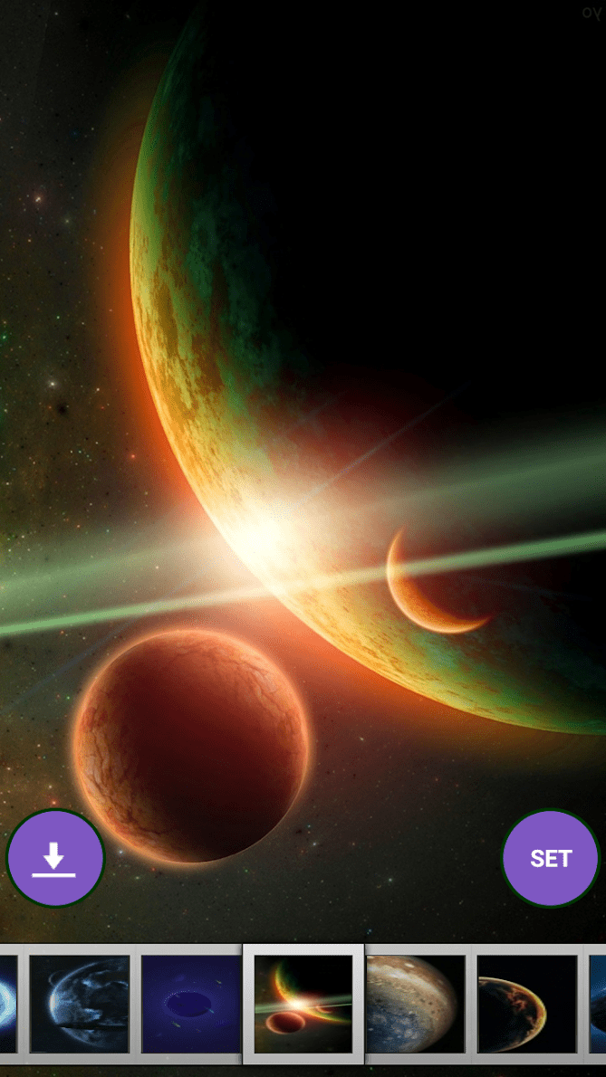 Planets wallpaper HD скриншот 1