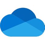 Логотип Microsoft OneDrive.