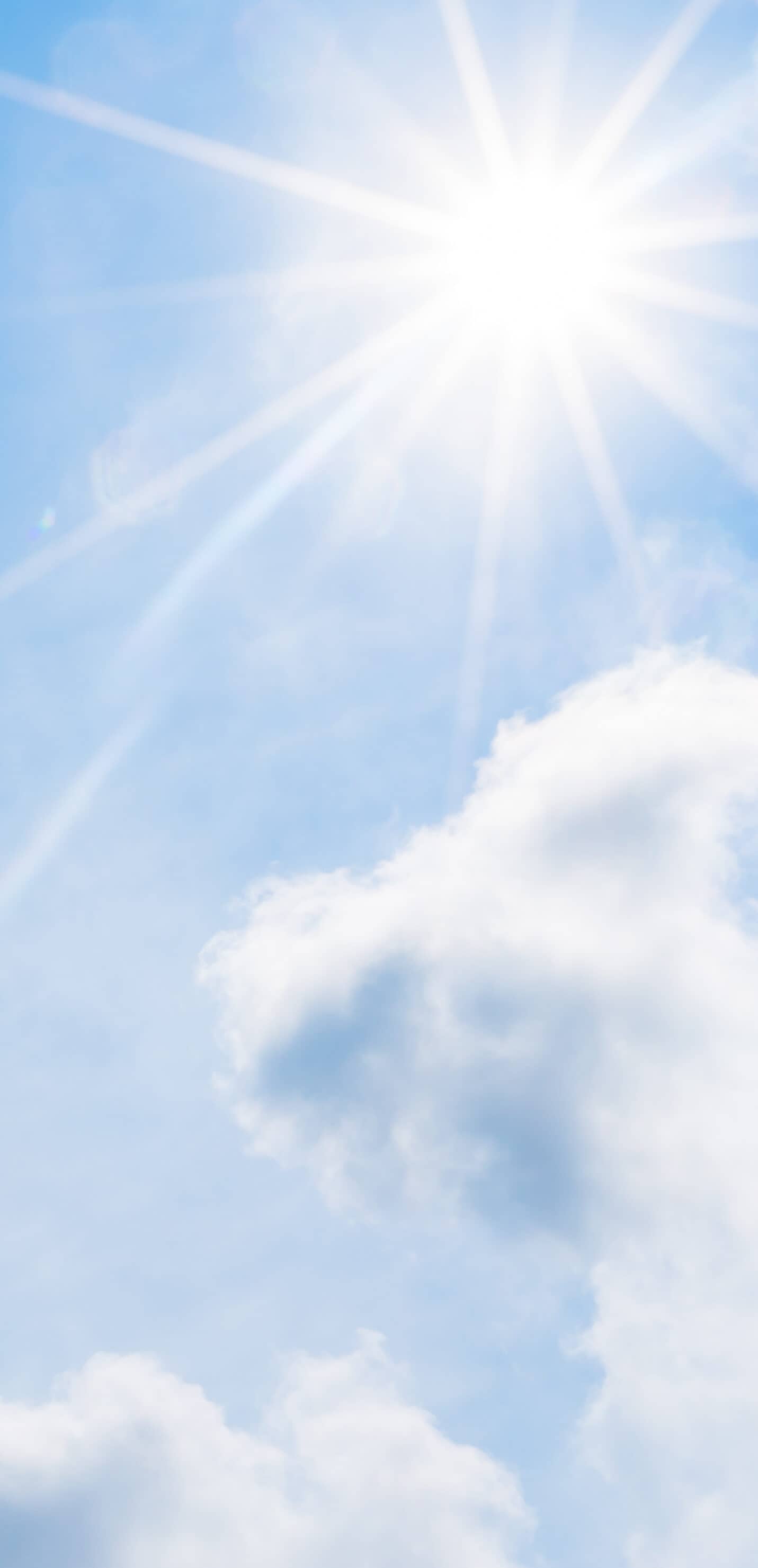 Cloud in blue sky