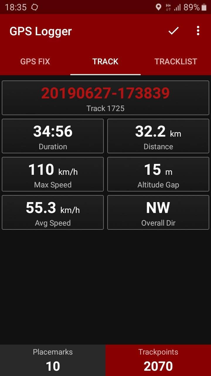 GPS Logger скриншот 3