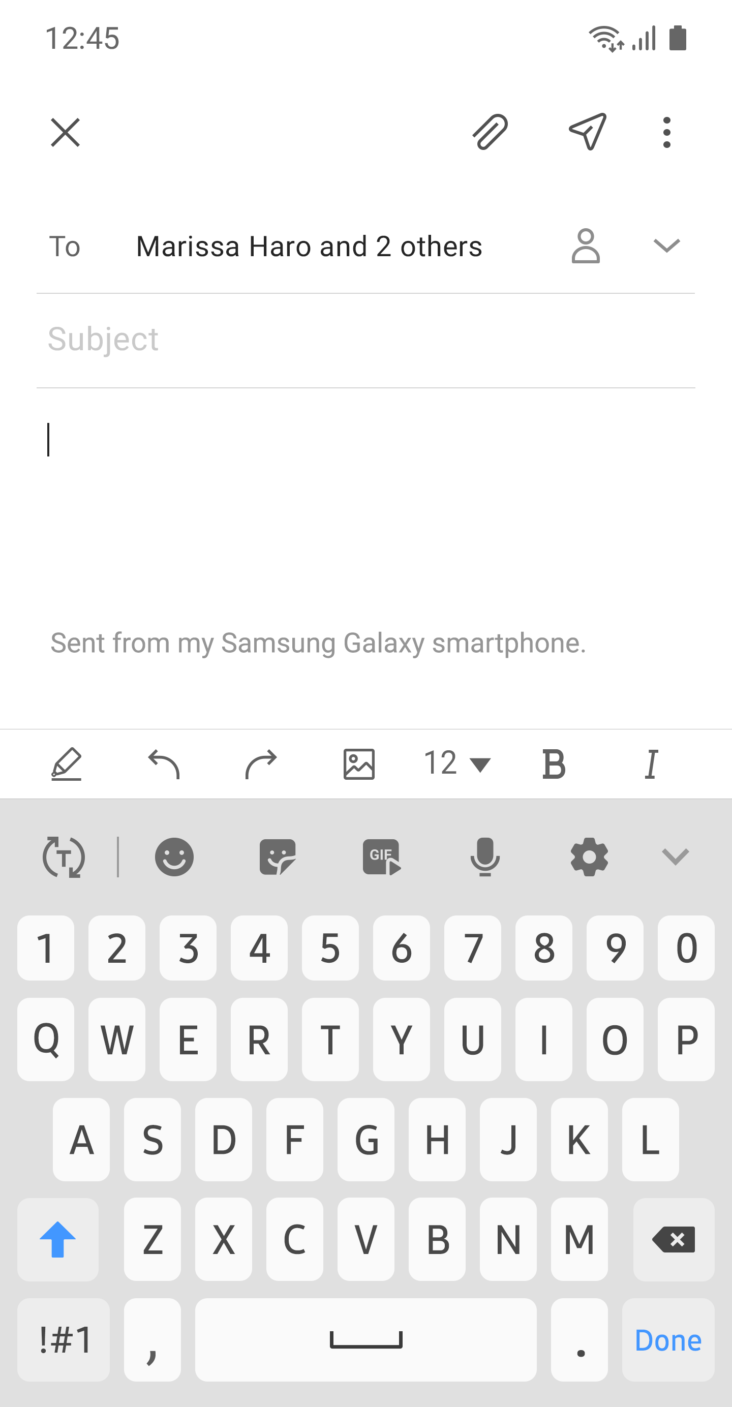 Samsung Email скриншот 4