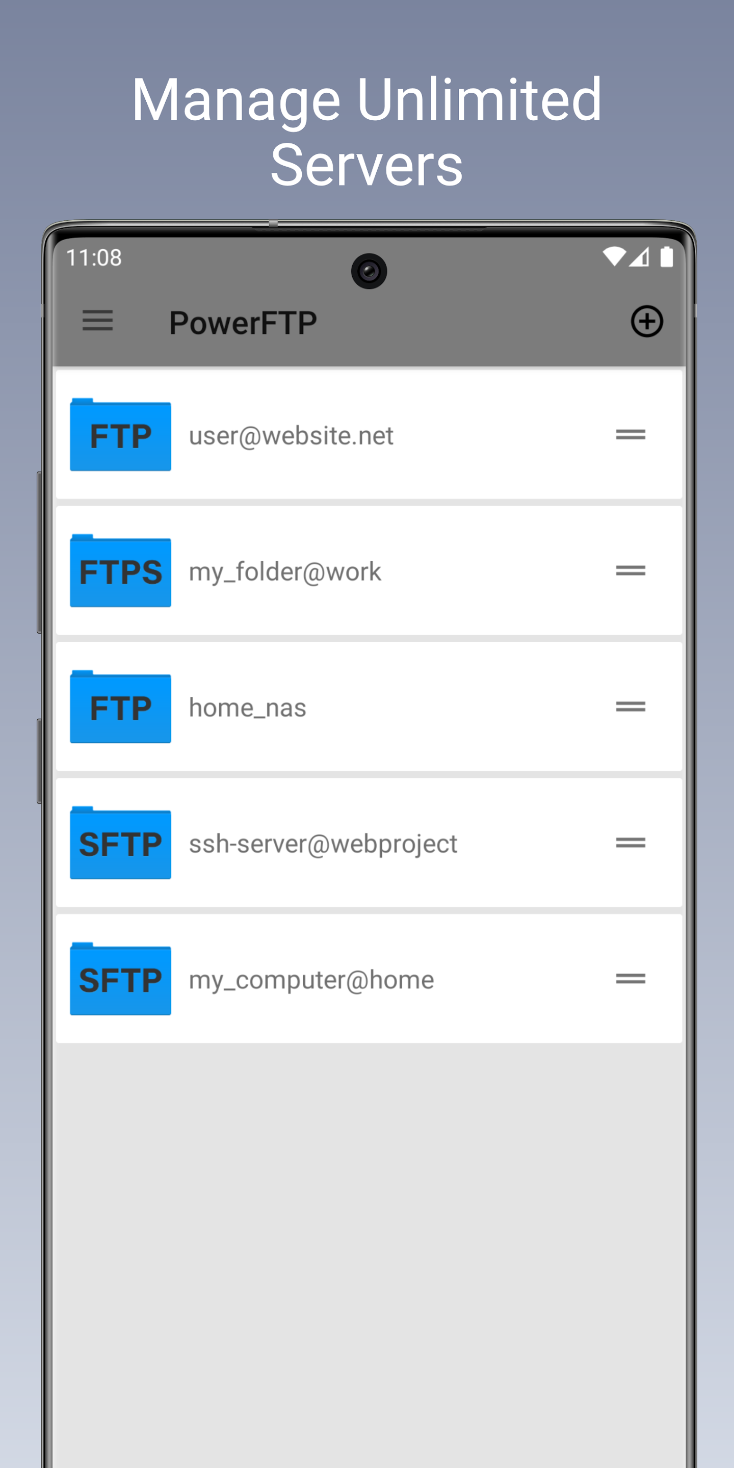 PowerFTP скриншот 2