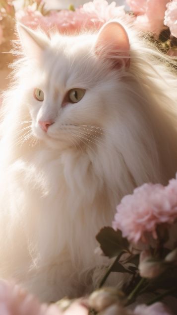 обои кошка