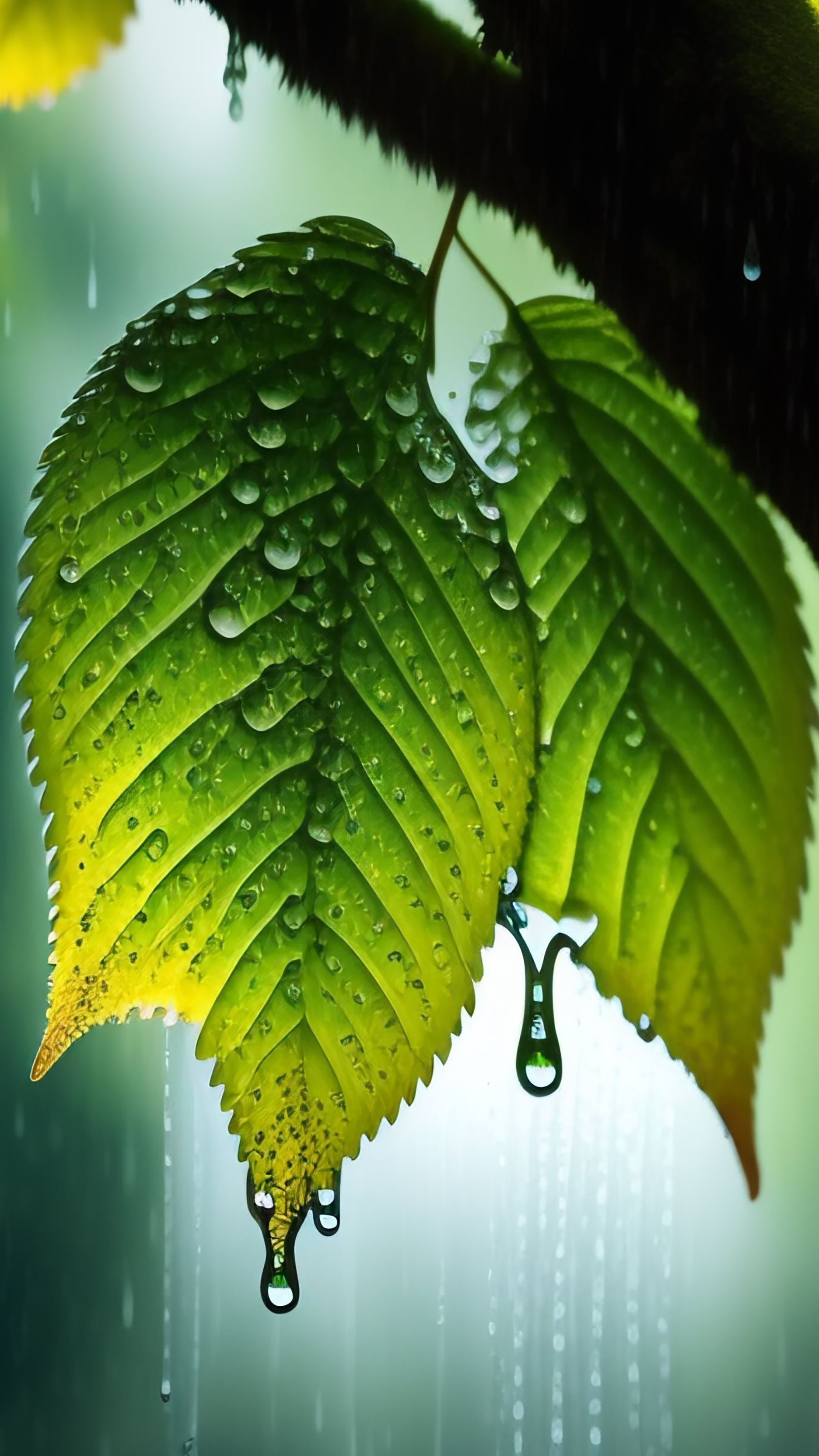 обои после дождя