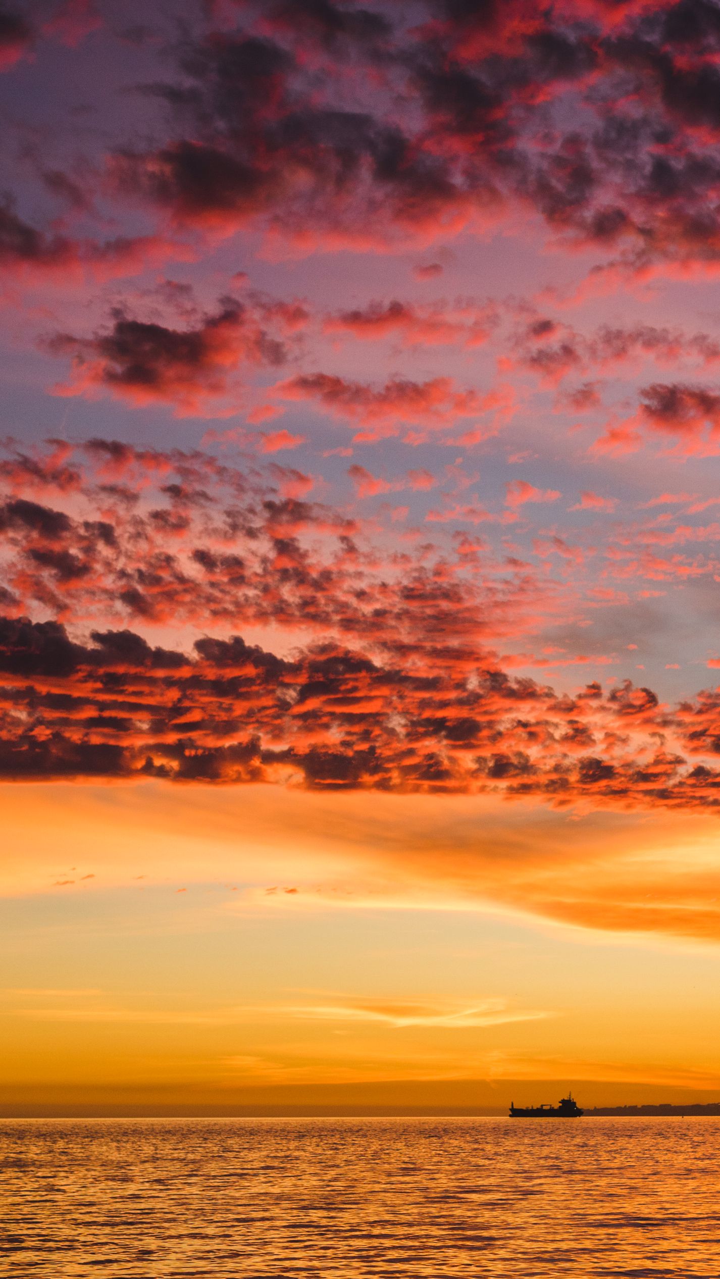 обои красивый закат