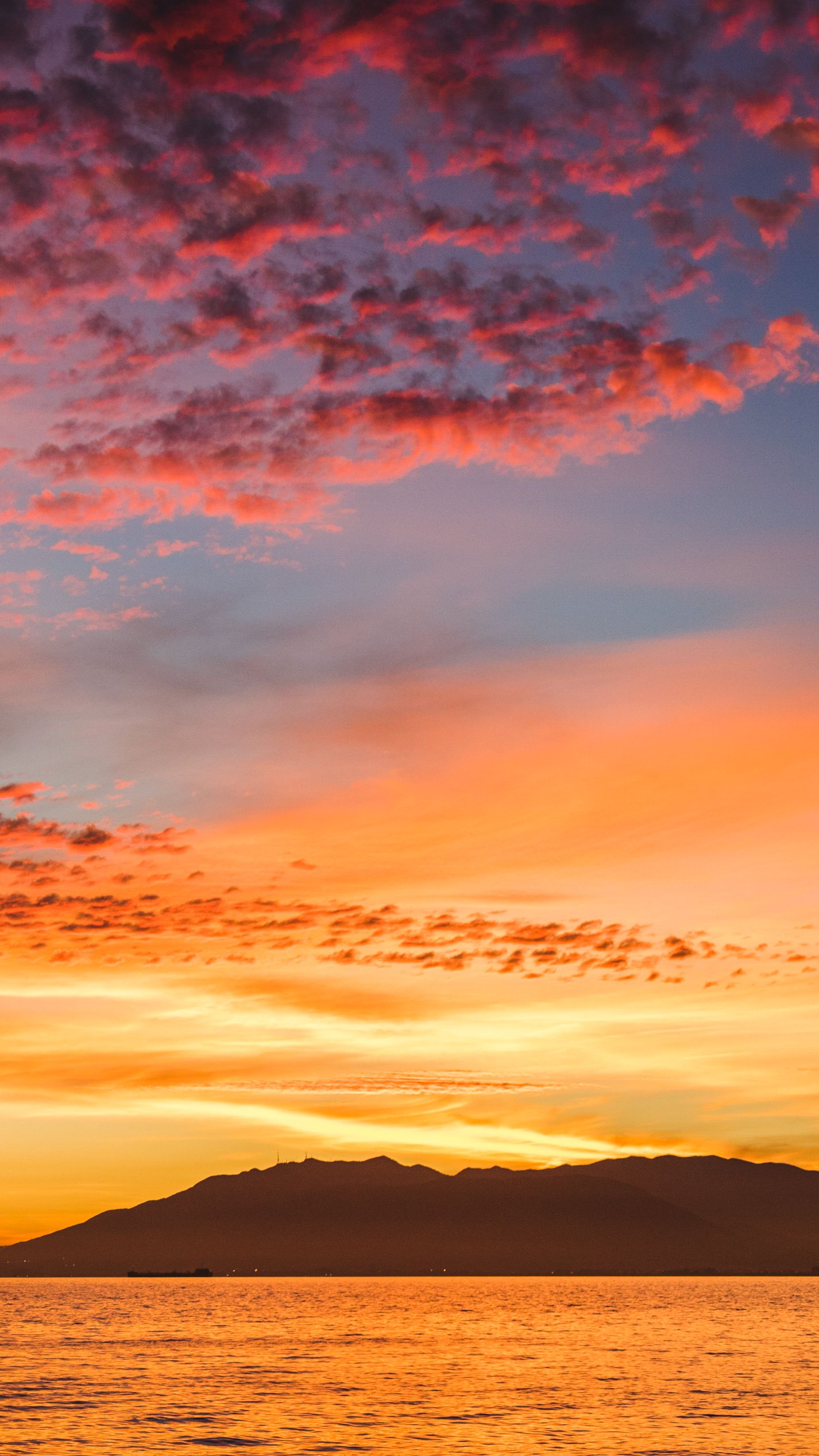 обои морской закат