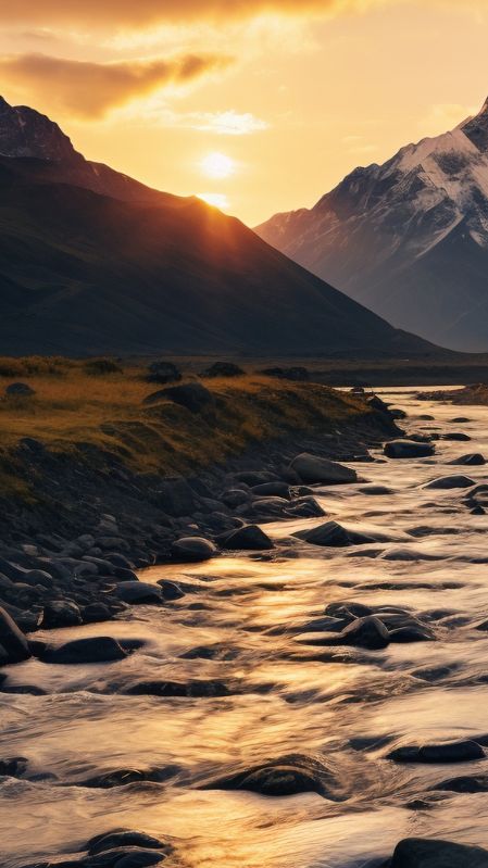 обои рассвет